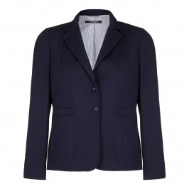 MARINA RINALDI Navy Punto Milano JACKET - Plus Size Collection