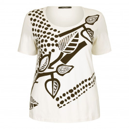 Marina Rinaldi embellished print T SHIRT - Plus Size Collection