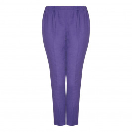 Marina Rinaldi violet linen TROUSERS - Plus Size Collection