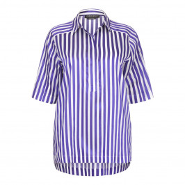 Marina Rinaldi violet striped Tunic - Plus Size Collection