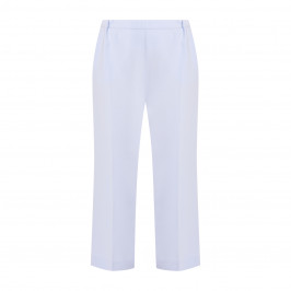 Marina Rinaldi Straight Leg Triacetate Trousers Sky - Plus Size Collection