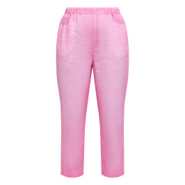 Marina Rinaldi Lyocell Satin Trousers Rose Pink - Plus Size Collection