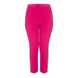 MARINA RINALDI FUCHSIA ANKLE GRAZER TROUSERS - Plus Size Collection