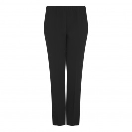 Marina Rinaldi black pull-on-straight leg TROUSERS - Plus Size Collection