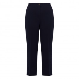 Marina Rinaldi Cady Trouser Slim Fit Navy  - Plus Size Collection