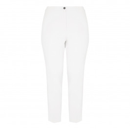 Marina Rinaldi cream narrow leg TROUSERS - Plus Size Collection
