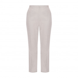Marina Rinaldi Virgin Wool Trousers Light Grey - Plus Size Collection