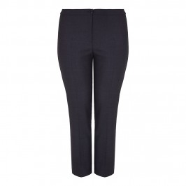 Marina Rinaldi dark grey ankle grazer wool TROUSERS - Plus Size Collection