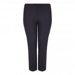 Marina Rinaldi dark grey ankle grazer wool TROUSERS - Plus Size Collection