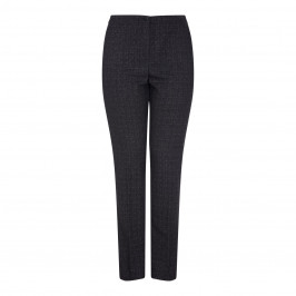 Marina Rinaldi black MELANGE SLIGHT BOOTCUT  TROUSERS - Plus Size Collection