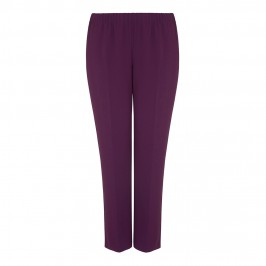 MARINA RINALDI plum tailored TROUSERS - Plus Size Collection