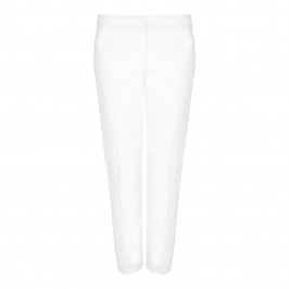 Marina Rinaldi ivory slim leg ankle grazer TROUSERS - Plus Size Collection