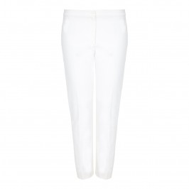 Marina Rinaldi ivory slim leg ankle grazer TROUSERS - Plus Size Collection