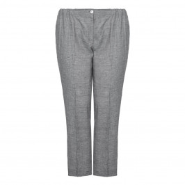 Marina Rinaldi straight leg pure linen TROUSERS - Plus Size Collection