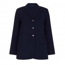 Marina Rinaldi navy relaxed fit blazer - Plus Size Collection