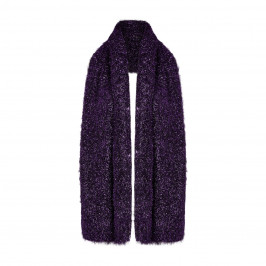 MARINA RINALDI SCARF LUREX PURPLE - Plus Size Collection