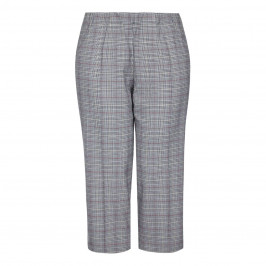 MAXIMA PRINCE OF WALES CHECK CULOTTES - Plus Size Collection