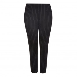 MAXIMA PULL ON PINSTRIPE TROUSERS - Plus Size Collection