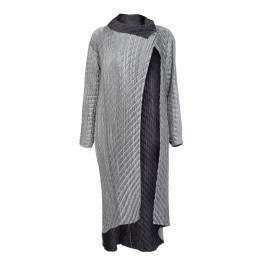 MASHIAH REVERSIBLE SILVER COAT - Plus Size Collection