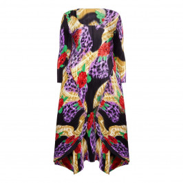 MASHIAH ROSE PRINT DRESS - Plus Size Collection