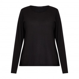 ELENA MIRO WOOL BLEND SWEATER BLACK - Plus Size Collection