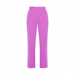 ELENA MIRO ENVERS-SATIN TROUSERS WISTERIA  - Plus Size Collection