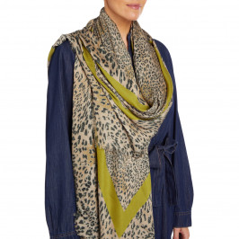 ELENA MIRO SCARF ANIMAL PRINT - Plus Size Collection