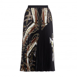 PIERO MORETTI PLEATED SKIRT BRONZE - Plus Size Collection