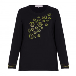 PIERO MORETTI EMBELLISHED SWEATER  - Plus Size Collection