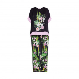 PIERO MORETTI EMBELLISH PRINT TWO-PIECE OUTFIT - Plus Size Collection