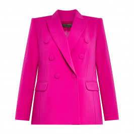 Marina Rinaldi Double Breasted Blazer Fuchsia  - Plus Size Collection