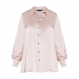 MARINA RINALDI SILK ACETATE SHIRT ROSE - Plus Size Collection