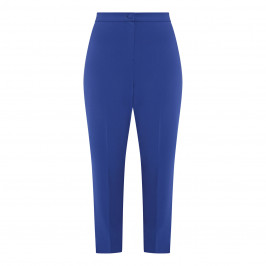 MARINA RINALDI TRIACETATE TROUSER COBALT  - Plus Size Collection