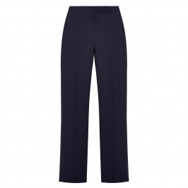 MARINA RINALDI SATIN CREPE TROUSER NAVY - Plus Size Collection