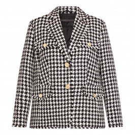 MARINA RINALDI CHECK JACKET - Plus Size Collection