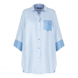 VERPASS PALE DENIM SHIRT - Plus Size Collection