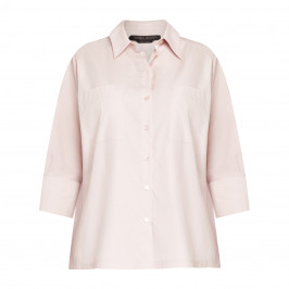 MARINA RINALDI COTTON SHIRT BLUSH  - Plus Size Collection