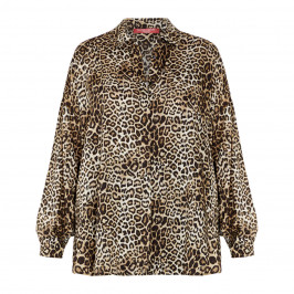 MARINA RINALDI LEOPARD PRINT SHIRT - Plus Size Collection