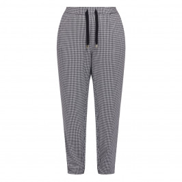 MARINA RINALDI SOFT JERSEY HOUNDSTOOTH TROUSERS - Plus Size Collection