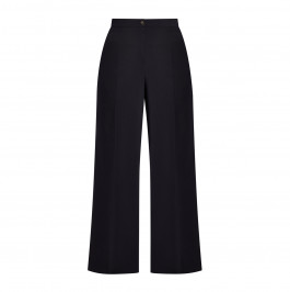 MARINA RINALDI COTTON TWILL TROUSER BLACK - Plus Size Collection