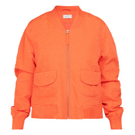 Noen Jacquard Jacket Orange  - Plus Size Collection