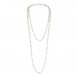 Nur Small Pearl Longstring Necklace - Plus Size Collection