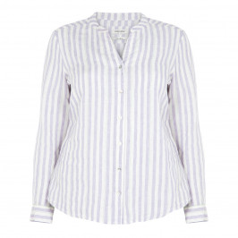 OPEN END LILAC STRIPE SHIRT - Plus Size Collection