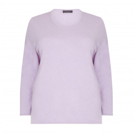 SANDRA PORTELLI lilac cashmere SWEATER - Plus Size Collection