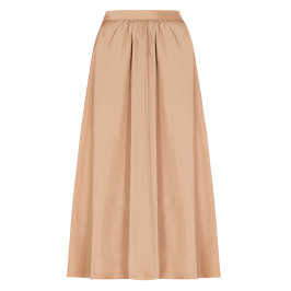 PERSONA BY MARINA RINALDI TAFFETA SKIRT CARAMEL - Plus Size Collection