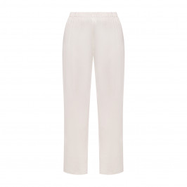 PERSONA BY MARINA RINALDI CREAM SATIN TROUSERS  - Plus Size Collection