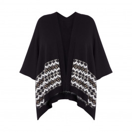 PERSONA BY MARINA RINALDI INTARSIA CAPE - Plus Size Collection