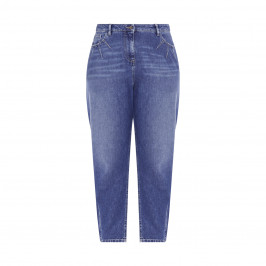 PERSONA BY MARINA RINALDI CROPPED JEANS BLUE - Plus Size Collection