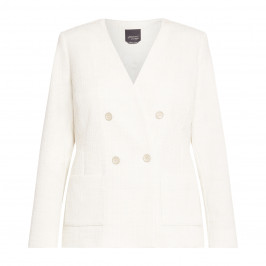 Persona By Marina Rinaldi Jacket White  - Plus Size Collection