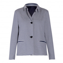 PERSONA BY MARINA RINALDI JACKET NAVY - Plus Size Collection